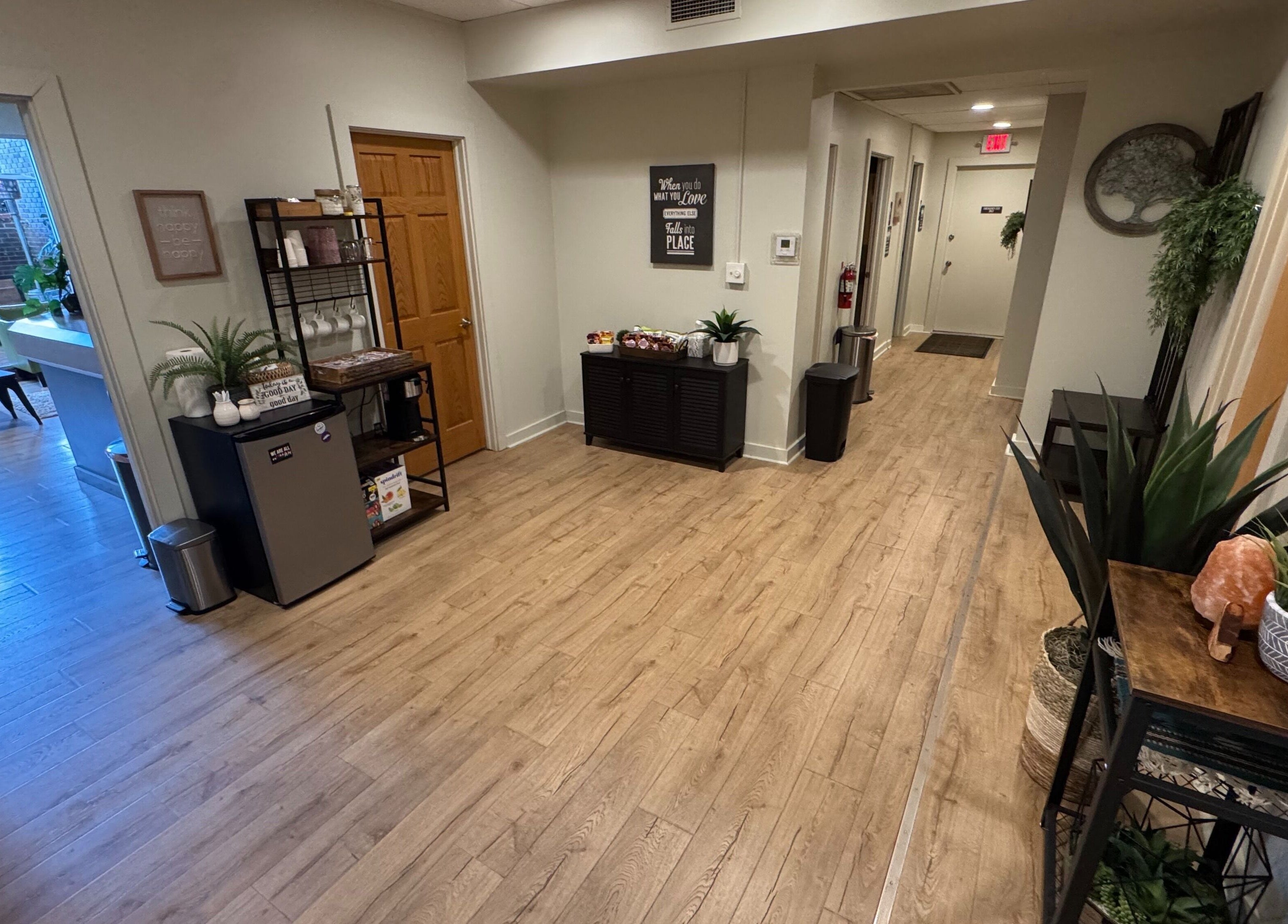 Inviting lobby at Licensed Massage Therapist Korey Cleaver at Well Being Akron in Akron, Ohio, US.