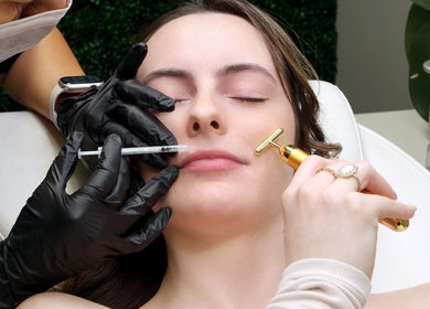 Cosmetic treatment at Beautyology, Ooltewah, Tennessee, US, enhancing skin with precision.
