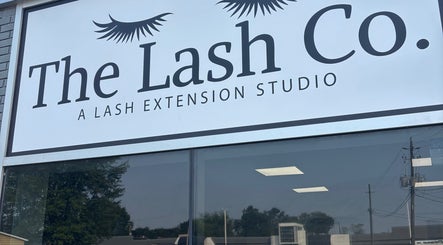 The Lash Co. storefront in Windsor, Ontario, CA, features modern signage and sleek design.