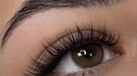 Close-up of expertly done lashes at Lashes by Alicia, Kamloops, British Columbia, CA.