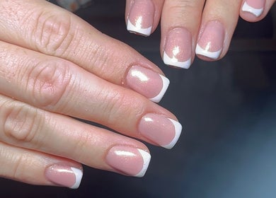 French manicure by Beauty by Eme - Mobile Nails and Beauty Birmingham, located in Birmingham, England, GB.