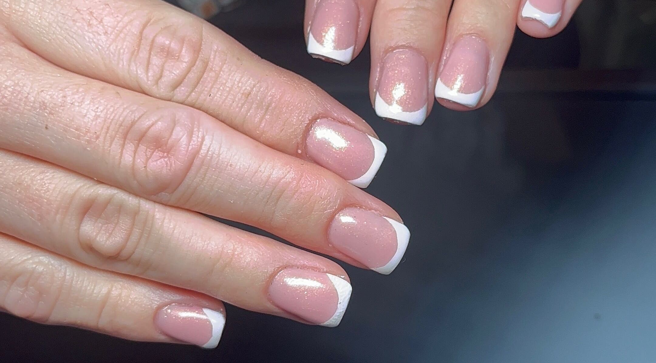 French manicure by Beauty by Eme - Mobile Nails and Beauty Birmingham, located in Birmingham, England, GB.