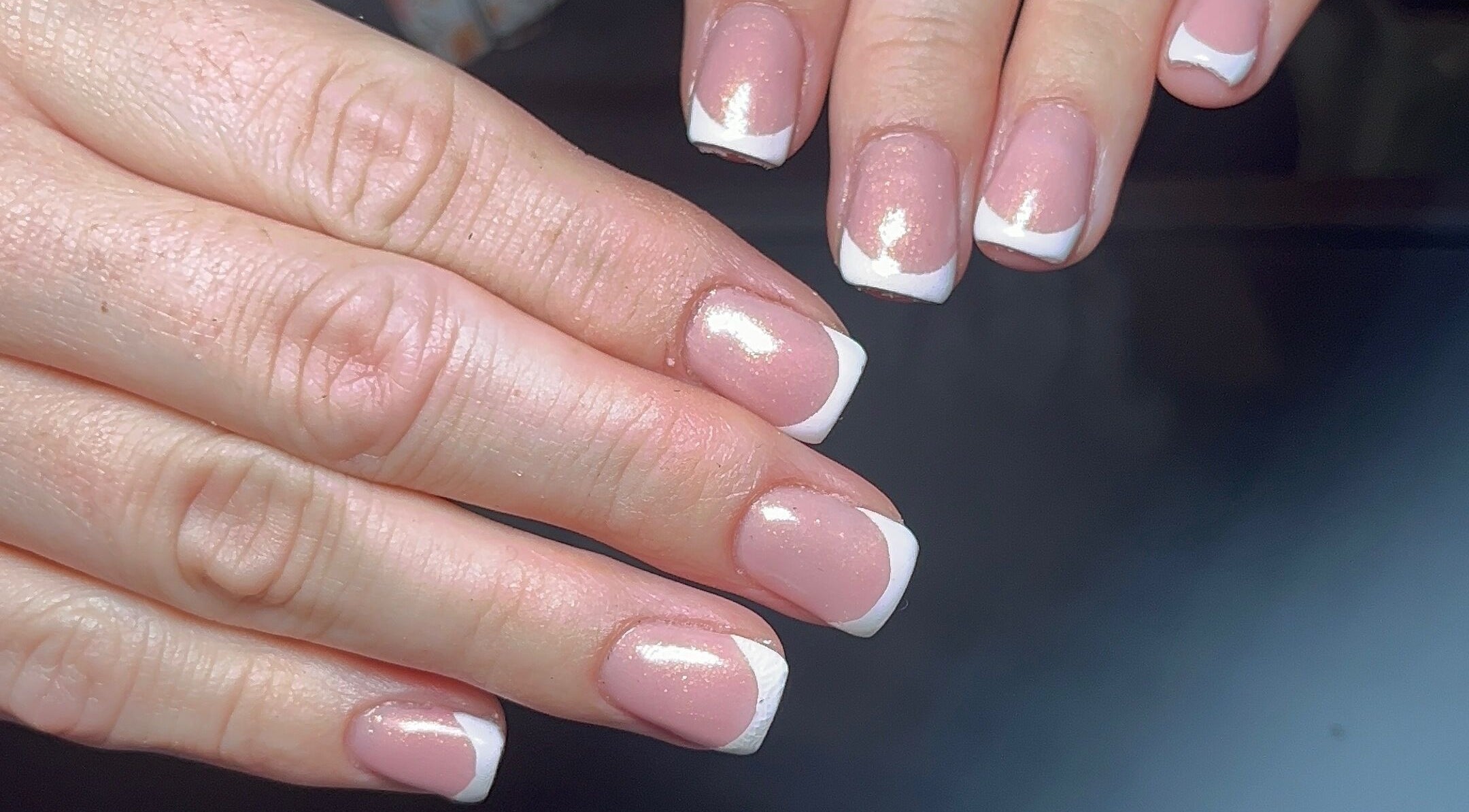 French manicure by Beauty by Eme - Mobile Nails and Beauty Birmingham, elegant nails in Birmingham, England, GB.