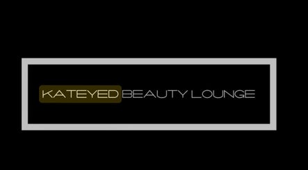 KatEyed Beauty Lounge logo on elegant black background, Burnaby, British Columbia, CA.