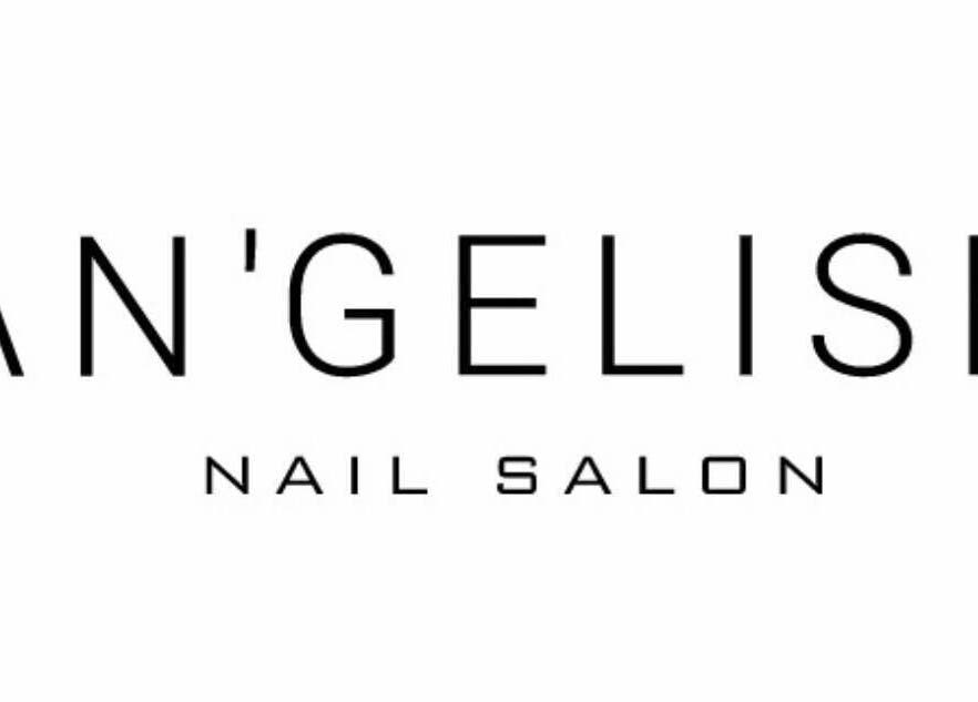 Elegant ANGELISH NAIL SALON logo in Lake Elmo, Minnesota, US.