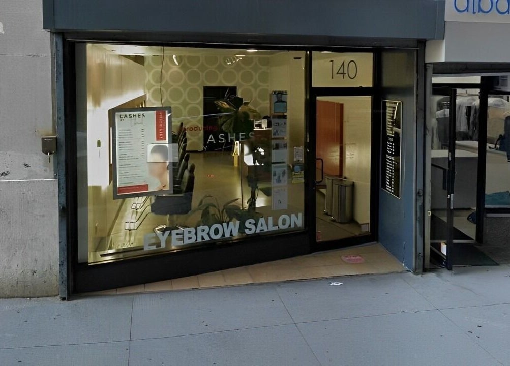 Exterior of Thread - Financial District, premium eyebrow salon, New York, New York, US.