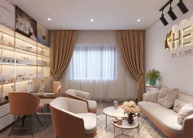 Luxurious lounge at Her Hải Phòng in Hải Phòng, VN with plush seating and warm lighting.
