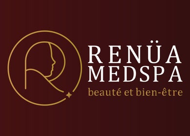 Logo élégant de Renüa Medspa, situé à Mascouche, Québec, CA, symbolisant beauté et bien-être.