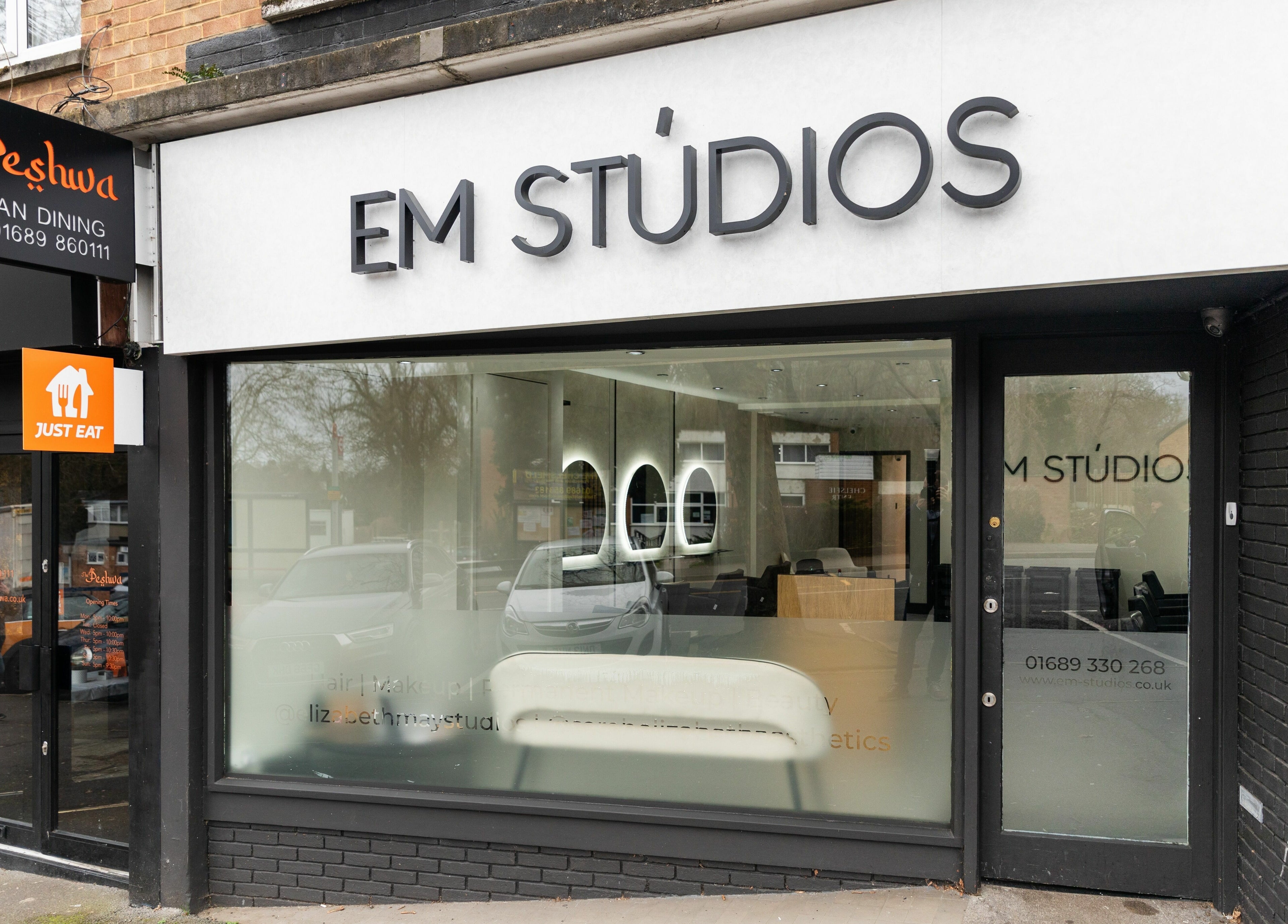 Front view of Elizabeth May Studios in Orpington, England, GB showcasing modern design.