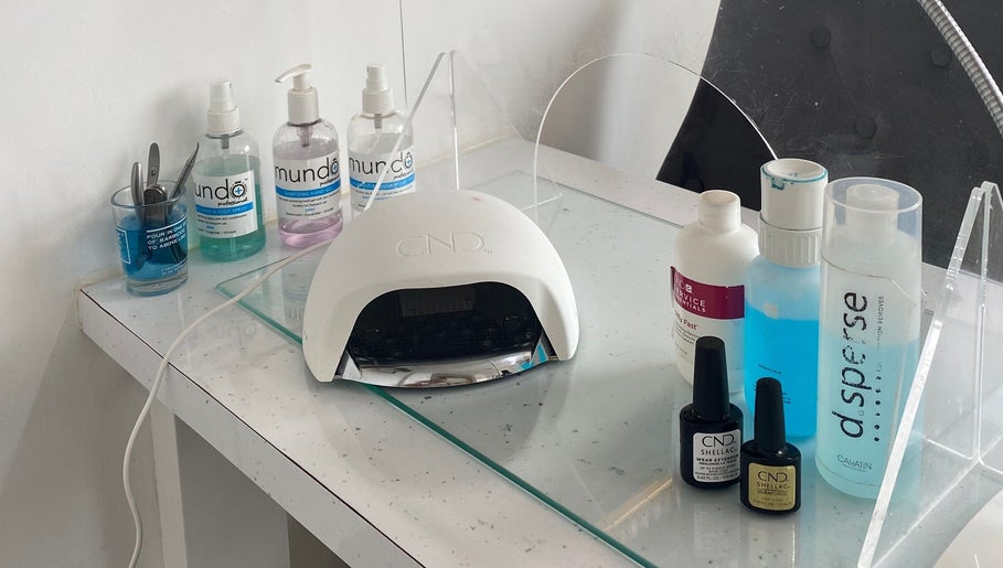 Nail care products and tools at Coco Aesthetics & Beauty, Coal Aston, England, GB.
