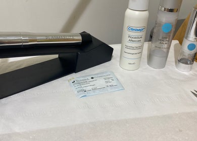 Beauty procedure tools at Coco Aesthetics & Beauty in Coal Aston, England, GB showcasing premium skincare products.