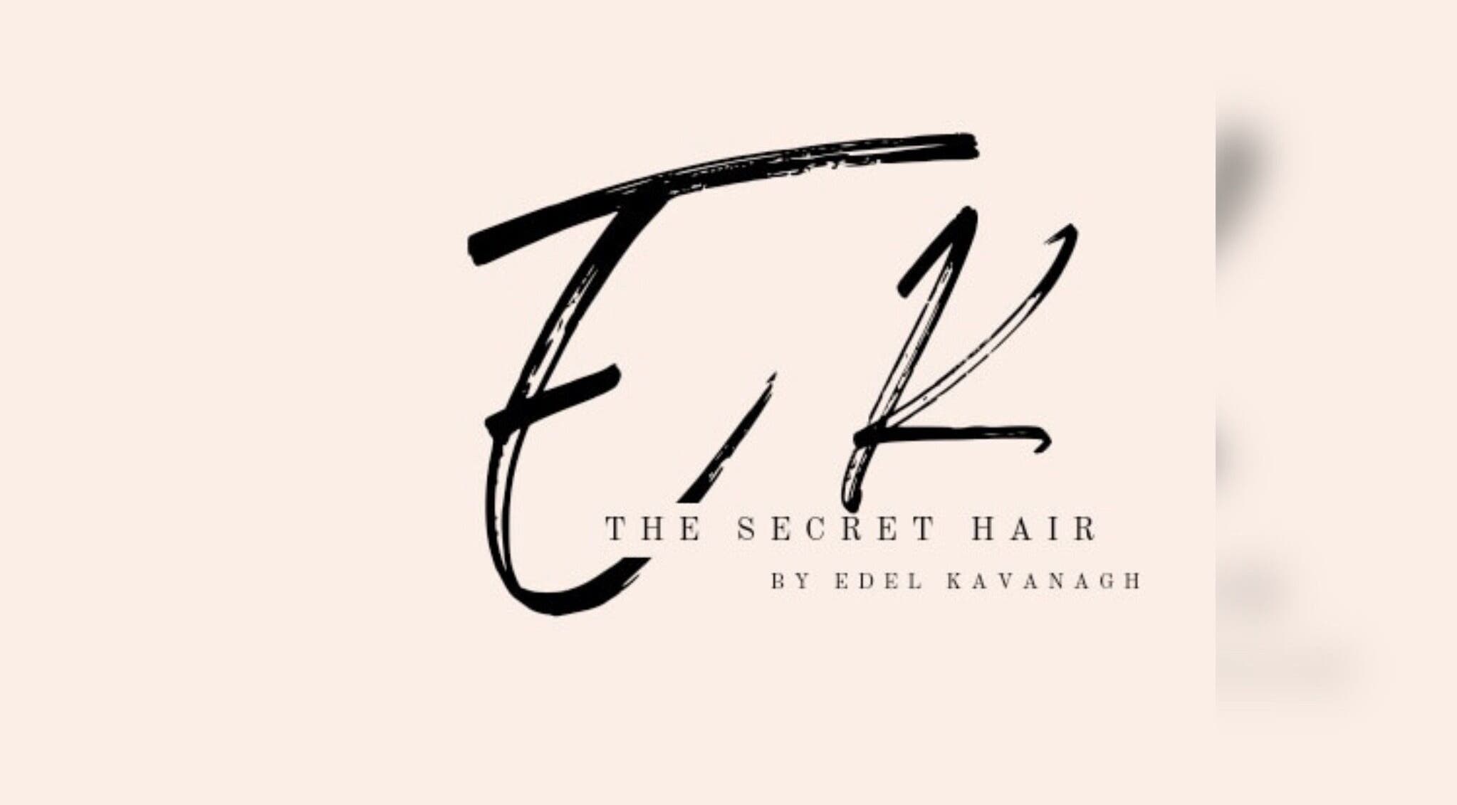 Elegant logo for Secret Locks by Edel Kavanagh in County Louth, IE, with artistic initials E.K.