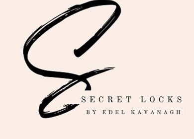 Logo of Secret Locks by Edel Kavanagh in County Louth, IE, featuring stylish black brushstroke design.