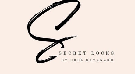 Logo of Secret Locks by Edel Kavanagh in County Louth, IE, featuring stylish black brushstroke design.
