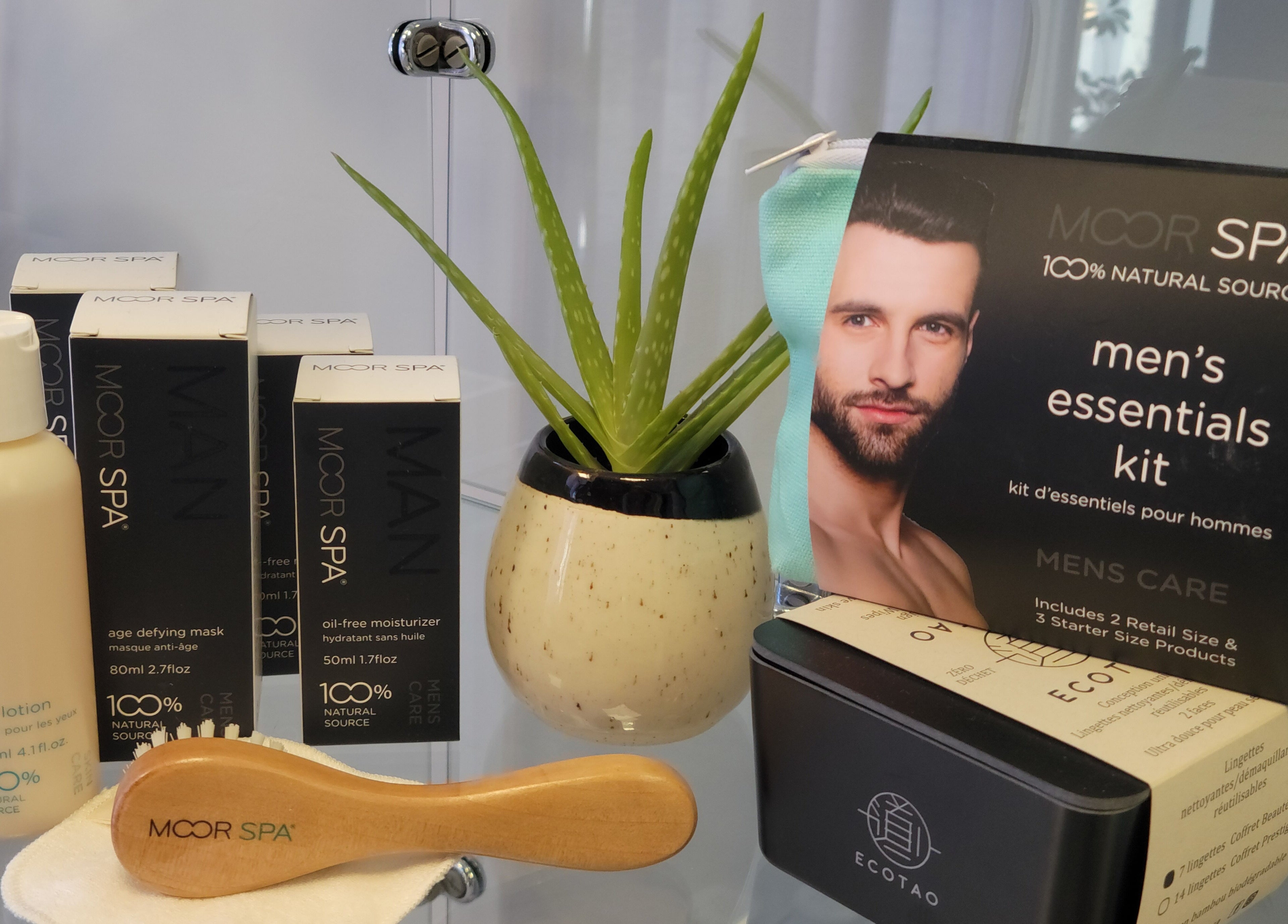 Men's skincare and grooming essentials at Symmetry Skin & Body in Greater Sudbury, Ontario, CA.