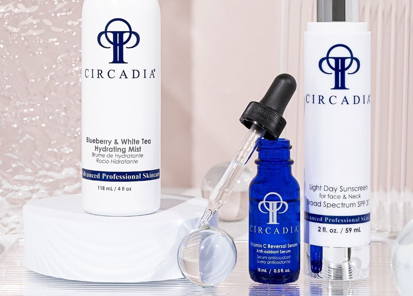 Premium skincare products at Symmetry Skin & Body in Greater Sudbury, Ontario, CA enhance hydration and protection.