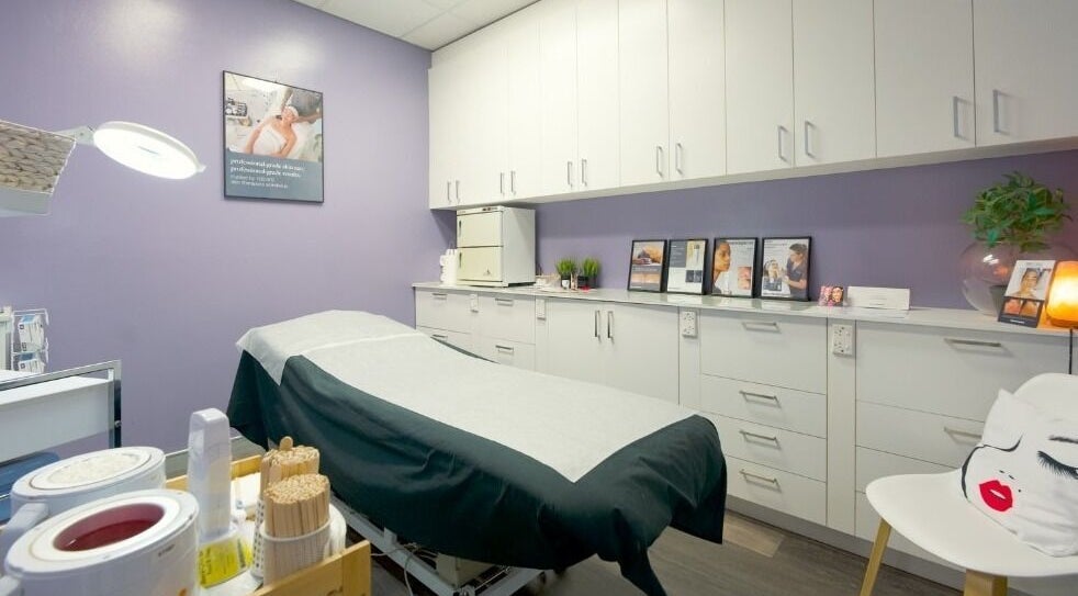 Serene treatment room at ABOUT FACE Beauty & Anti Aging Salon, Greenway, Australian Capital Territory, AU.