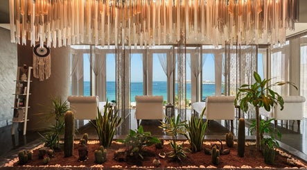 Relaxing spa room at Naturelife Spa Rixos Premium JBR with ocean view, Dubai, UAE, AE.