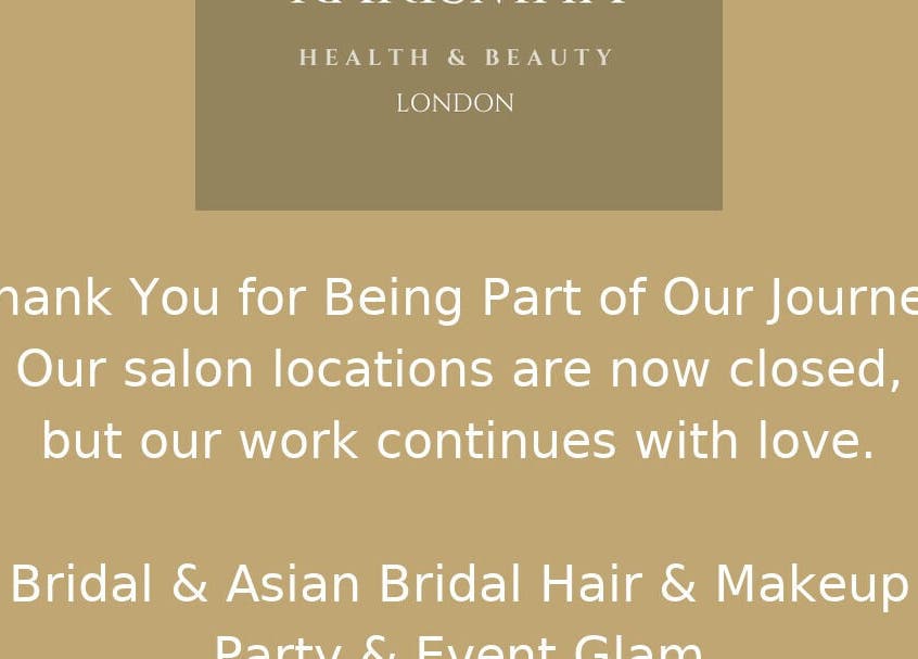 Karismha Health & Beauty in Pinner, England, GB announces closure with a heartfelt thank you message.