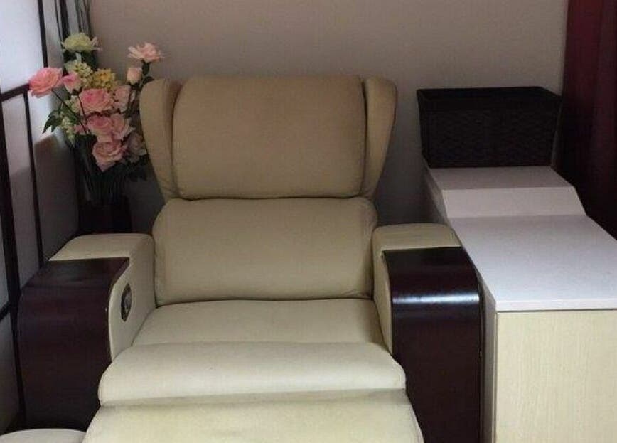 Plush massage chair at RTC Golden Point, Golden Point, Victoria, AU, perfect for wellness and relaxation.