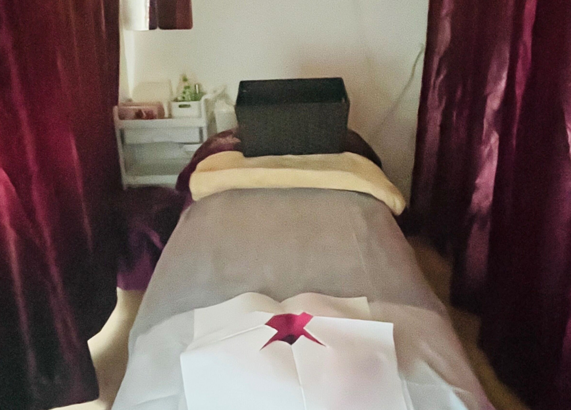 Luxurious massage table setup at RTC Wendouree Branch in Wendouree, Victoria, AU, ready for ultimate relaxation.