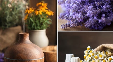 Aromatic lavender and flowers enhance Natalie’s Mobile Massage, Yarrabilba, Queensland, AU atmosphere.
