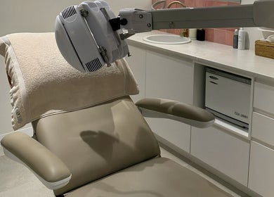 Luxurious spa chair at Indulgences, The Junction, New South Wales, AU offering premium wellness treatments.