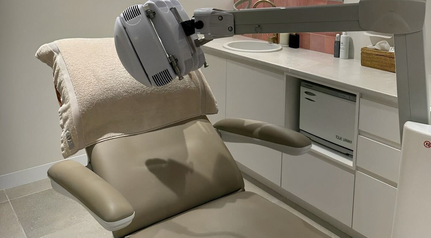 Luxurious spa chair at Indulgences, The Junction, New South Wales, AU offering premium wellness treatments.