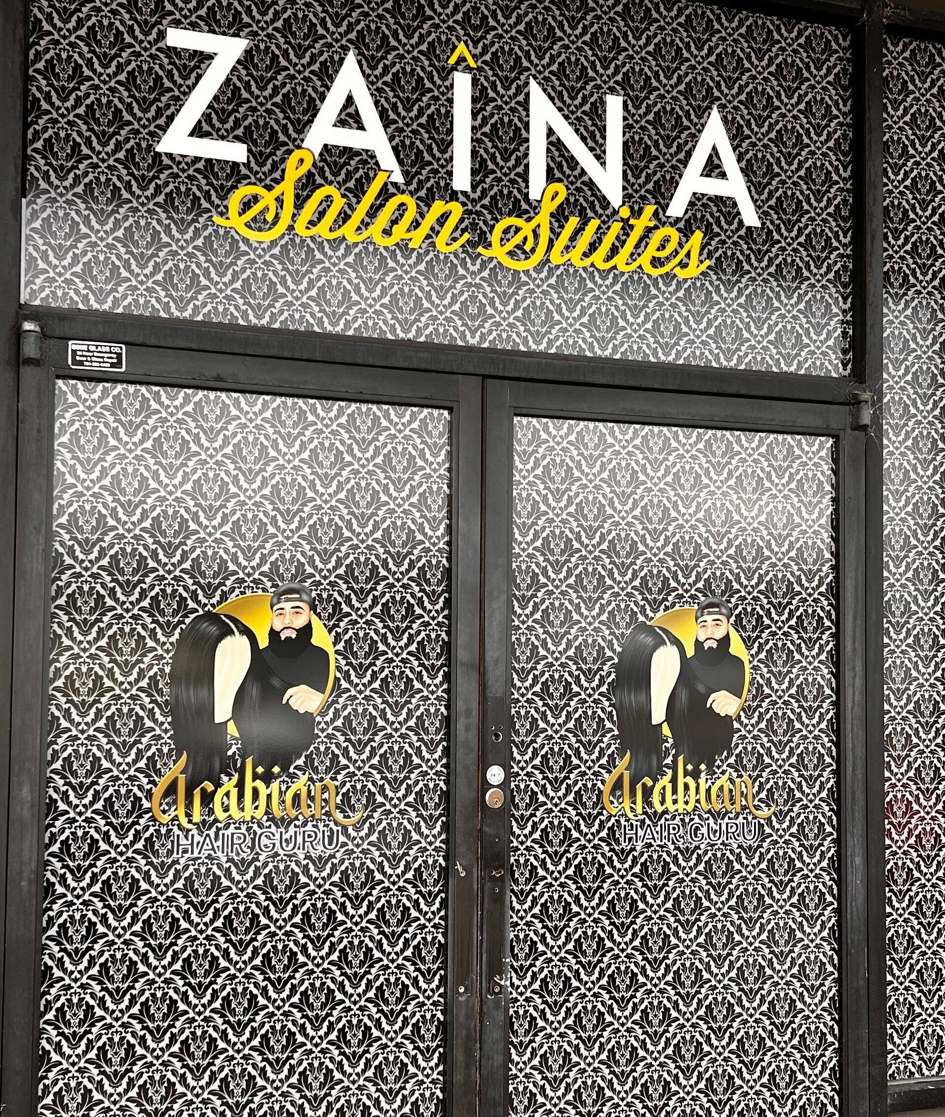 Front view of Styled by Roxxy at Zaina Salon Suites, Gastonia, North Carolina, US with patterned design.