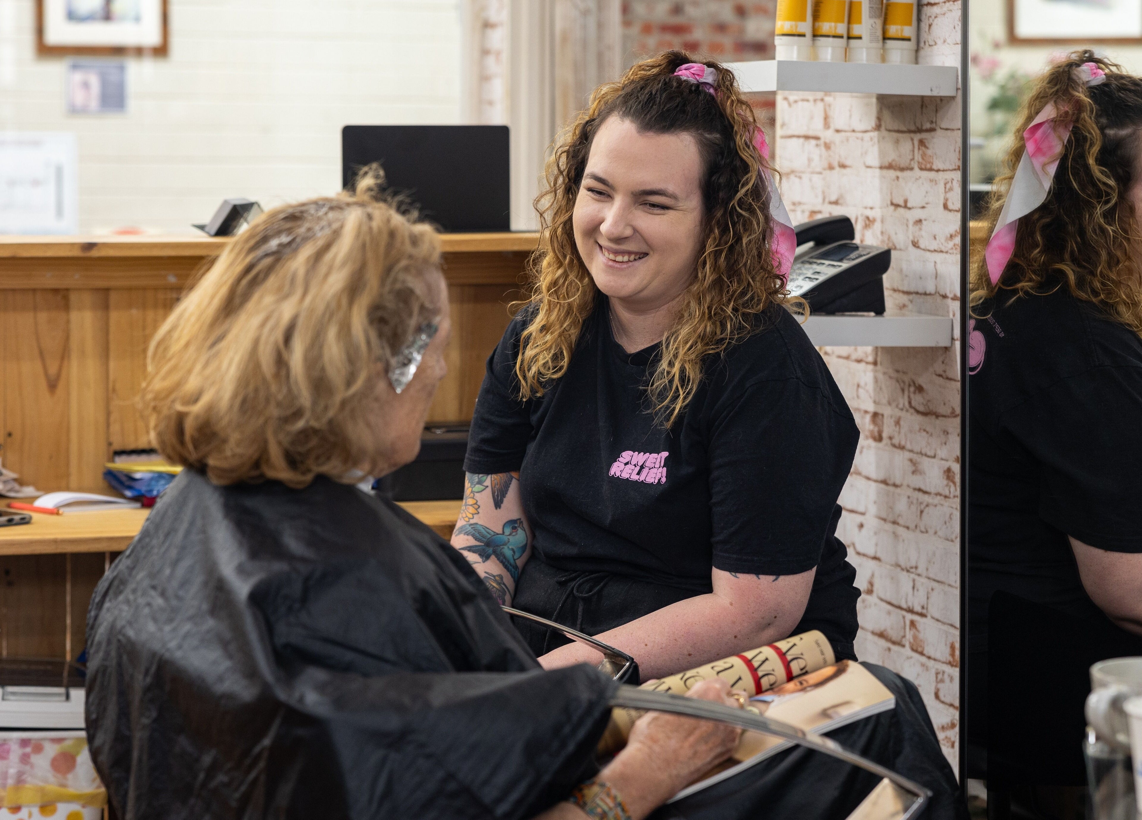 Friendly stylist at Claudia and Co, Toowong, Queensland, AU providing hair services.