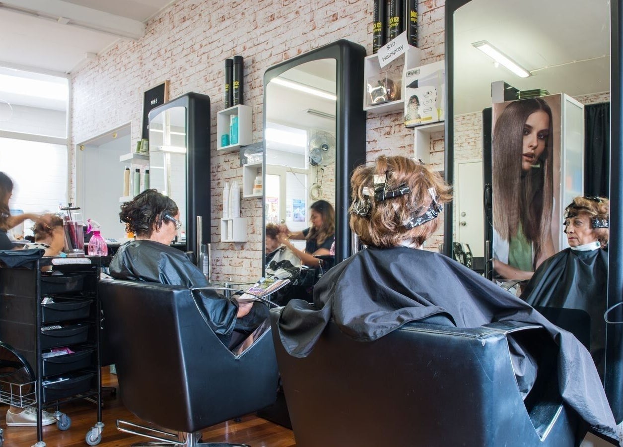 Clients enjoying hair services at Claudia and Co, Toowong, Queensland, AU.