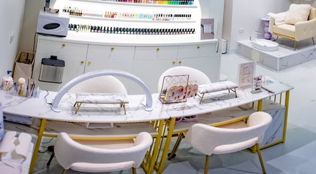 Elegant nail station at Jennys House Nail & Beauty Castle Hill, Castle Hill, New South Wales, AU.