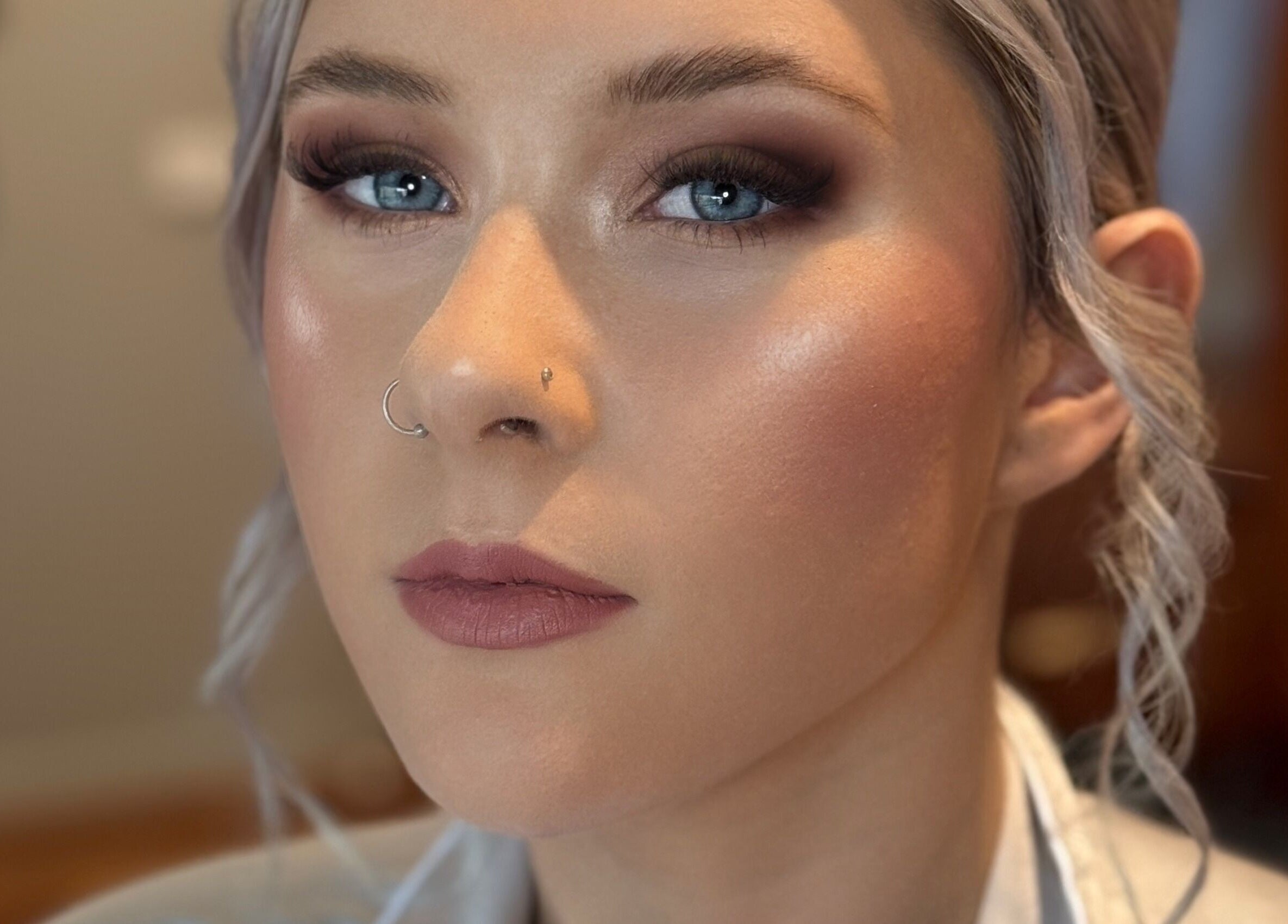 Elegant makeup look at Serene Skin & Body, Mount Hutton, New South Wales, AU.