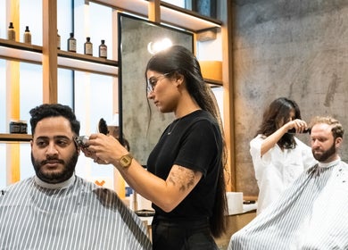 Professional haircuts at Akin Barber & Shop Burj Al Salam, Dubai, AE offer style and precision.