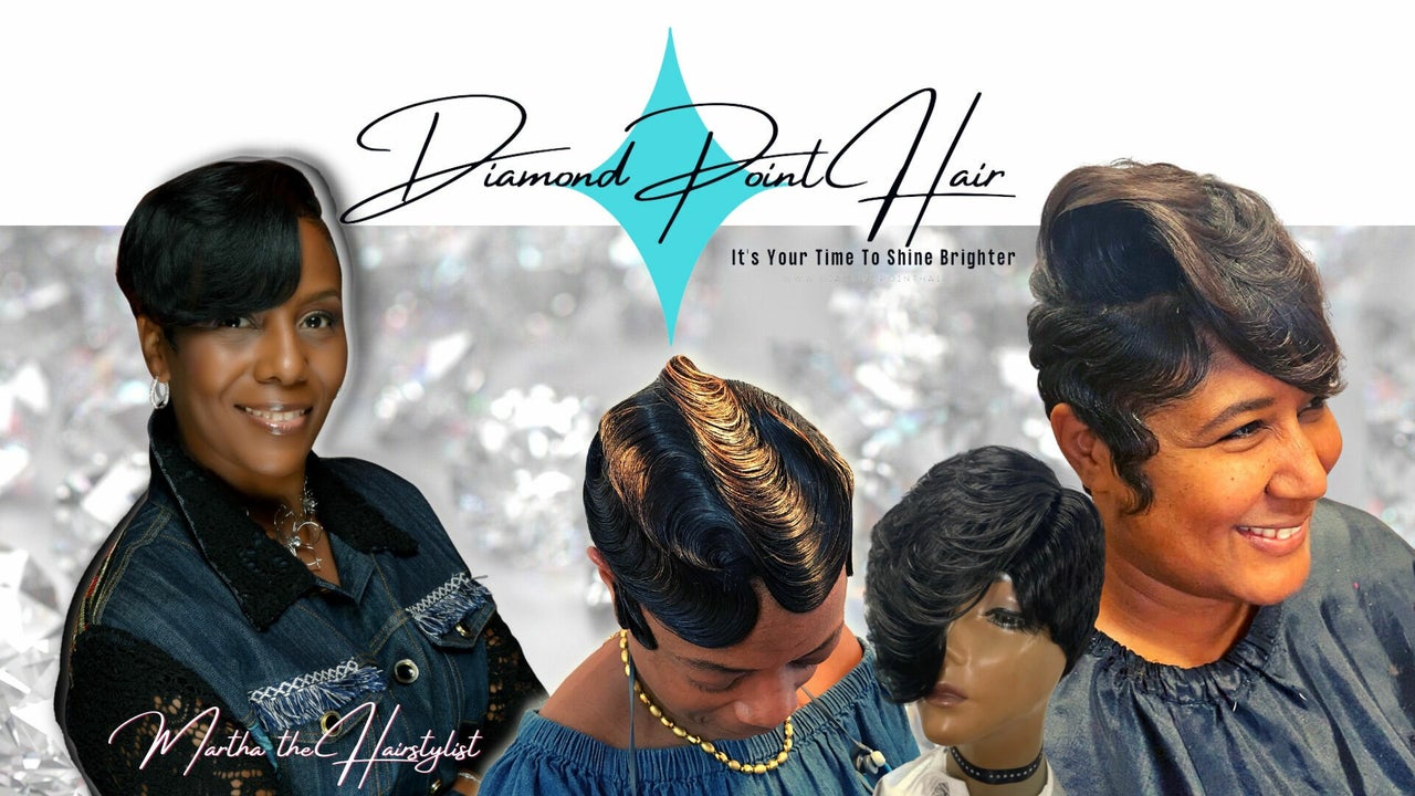 Diamond Point Hair by "Martha the Hairstylist"