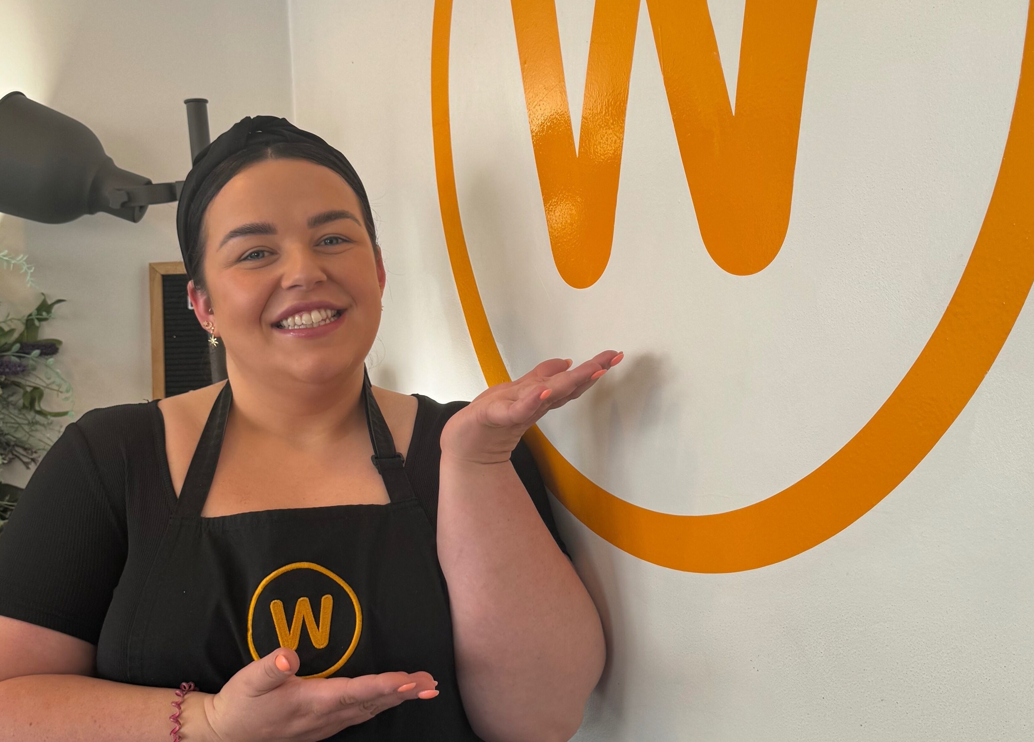 Smiling staff at The Wax Room in Paignton, England, GB, showcasing the salon's cozy ambiance.