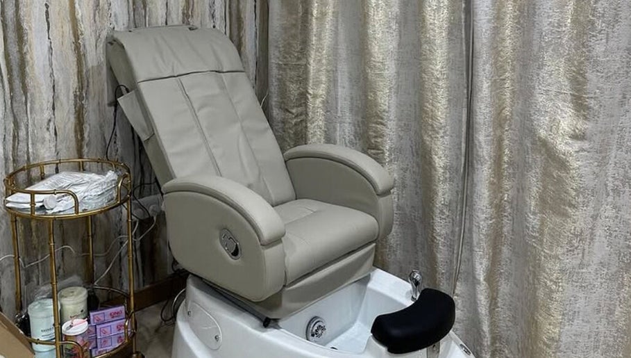 Luxurious pedicure chair at Cover Beauty - Appearance in Newcastle, England, GB offering ultimate relaxation.