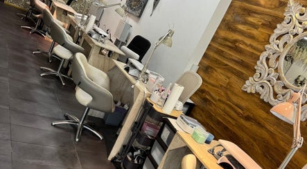Stylish nail salon setup at Cover Beauty - Appearance, Newcastle, England, GB with chic decor.