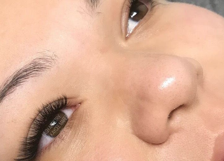 Lash extensions at Beauty by Kaycee in Melbourne, Victoria, AU, showcasing expert application and style.
