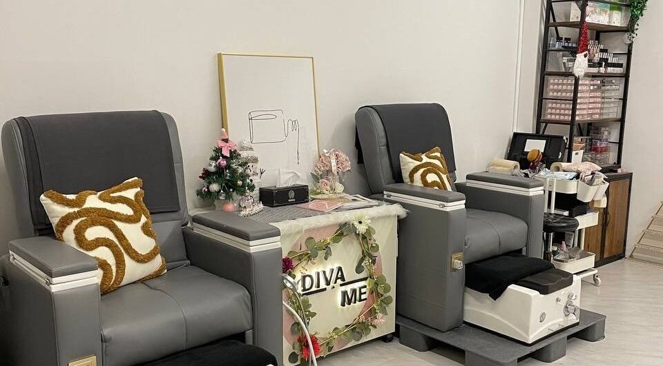 Relaxing pedicure chairs at Diva Me At Woodlands, Singapore, SG offer comfort and serenity.