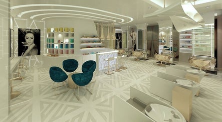 Luxurious interior of Caro Ladies Beauty Center and Spa LLC in Dubai, AE with modern decor and cozy seating.