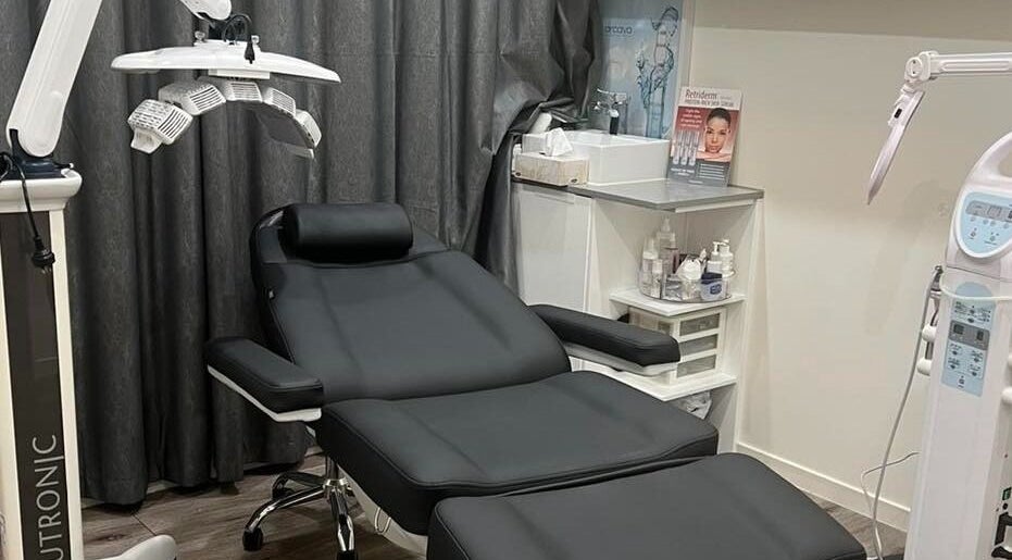 Luxurious treatment chair at Beauty Essentials by Amela (BEBA), Holland Park West, Queensland, AU.