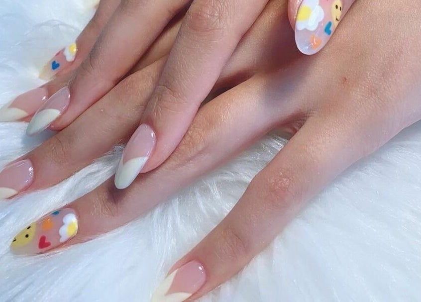 Elegant nail art with colorful designs at Lace Nails - Lake Oswego, Lake Oswego, Oregon, US.