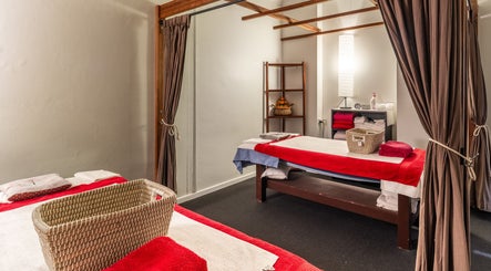 Calm massage room at Siam Spa Thai Massage - Morningside, Queensland, AU.