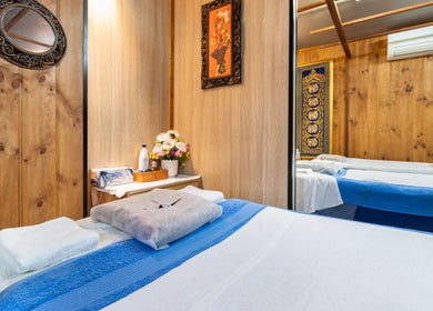 Relaxing massage room at Siam Spa 159 - Therapeutic Massage & Wellness, Morningside, Queensland, AU.