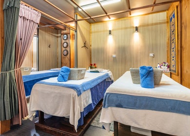 Peaceful treatment room at Siam Spa 159 - Therapeutic Massage & Wellness in Morningside, Queensland, AU.
