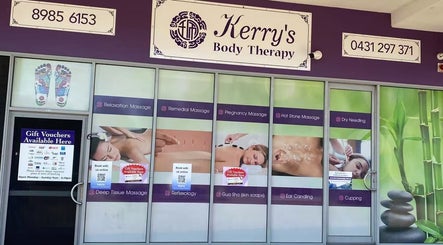 Front view of Kerry's Body Therapy - Millner Shop showcasing massage options on Sabine Road, Millner, NT, AU.