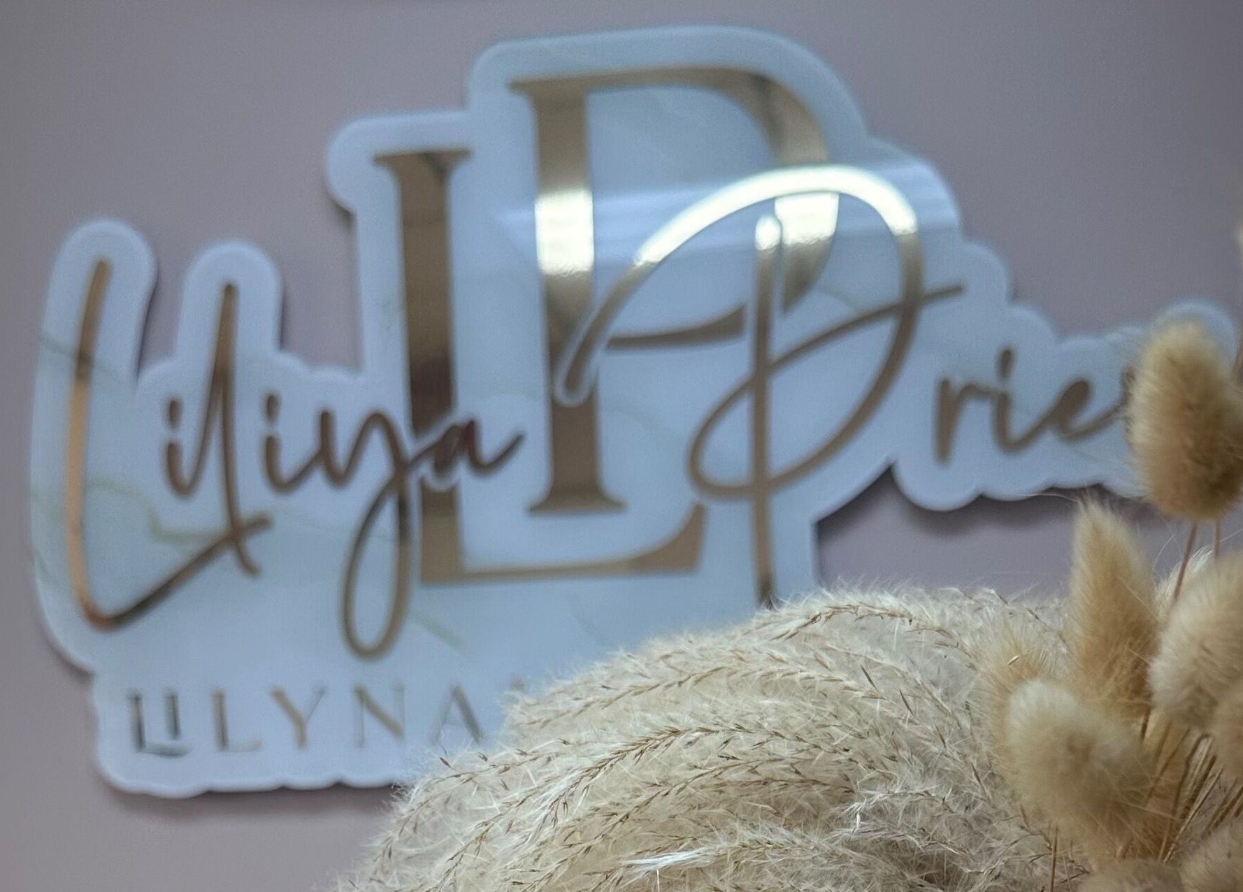 Elegant decor at Lilynailsmaster Forest Hills, New York, New York, US with soft, natural elements.