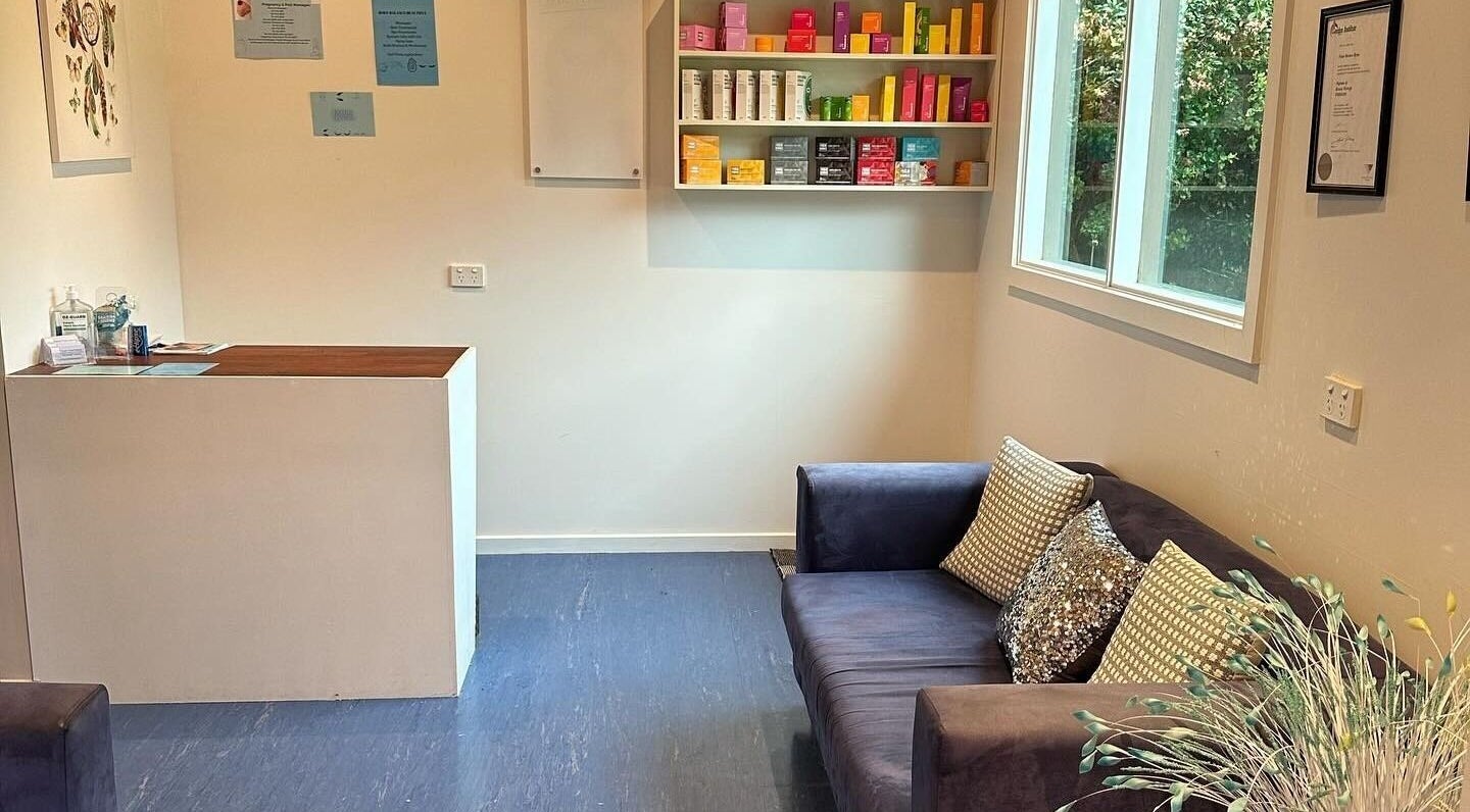 Cozy waiting area at Body Balance Beautiful, Torquay, Victoria, AU with stylish decor and seating.