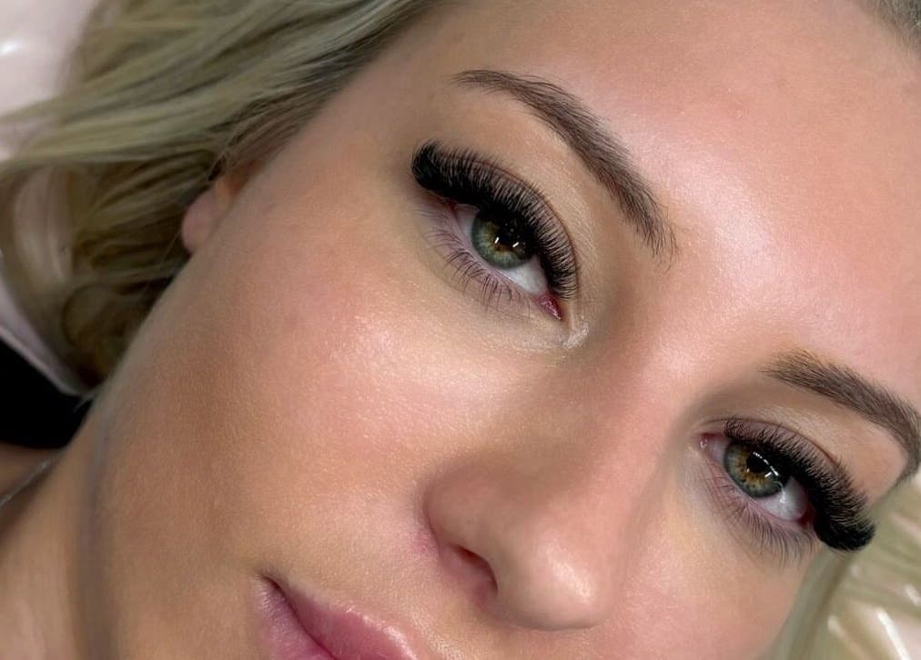 Close-up of lashes at So-Phine Lashes in Capalaba, Queensland, AU showcasing elegant lash extensions.